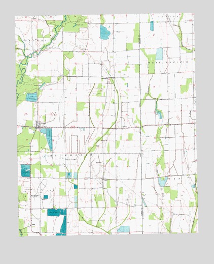 Amagon, AR USGS Topographic Map