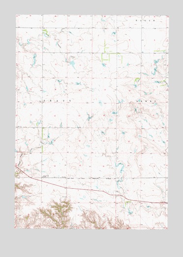 Chapelle Lake SE, SD USGS Topographic Map