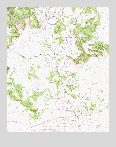 Chaperito, NM USGS Topographic Map