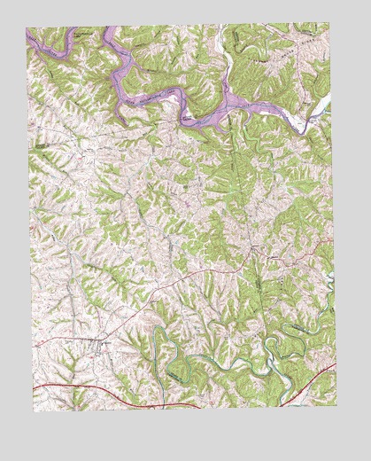 Chaplin, KY USGS Topographic Map