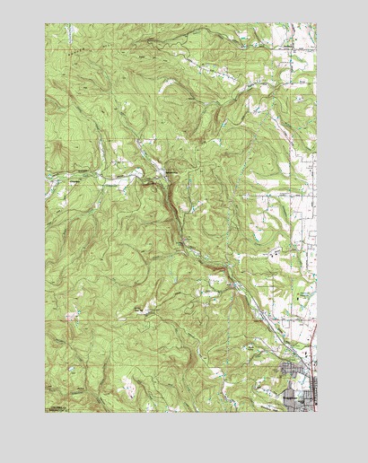 Chapman, OR USGS Topographic Map