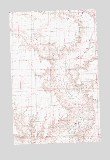 Chapman, MT USGS Topographic Map