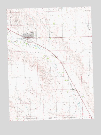Chappell, NE USGS Topographic Map