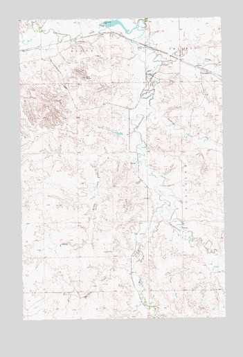 Charbonneau, ND USGS Topographic Map