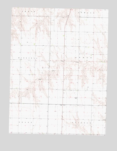 Chardon, KS USGS Topographic Map