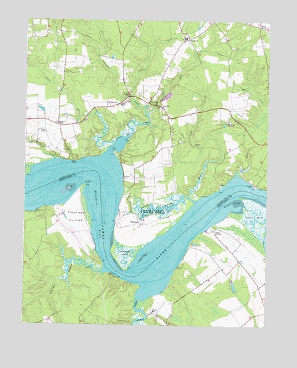Charles City, VA USGS Topographic Map