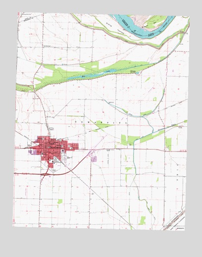 Charleston, MO USGS Topographic Map