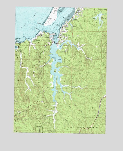 Charleston, OR USGS Topographic Map