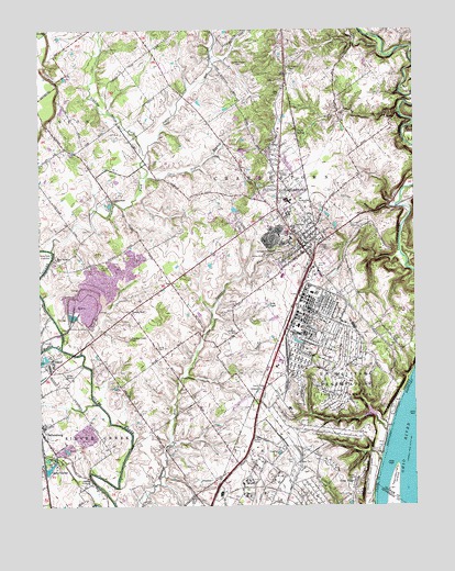 Charlestown, IN USGS Topographic Map