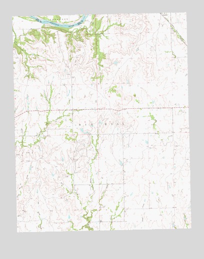 Charley Creek East, OK USGS Topographic Map