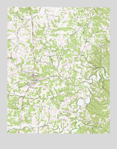 Charlotte, TN USGS Topographic Map