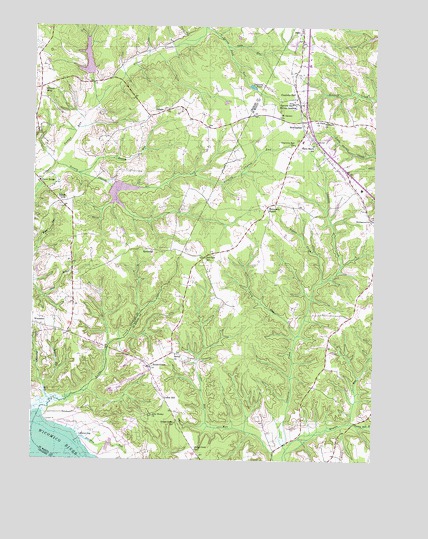 Charlotte Hall, MD USGS Topographic Map