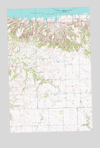 Charlson SW, ND USGS Topographic Map