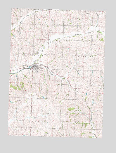 Charter Oak, IA USGS Topographic Map