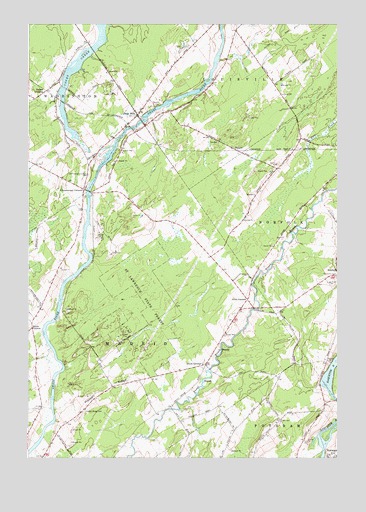 Chase Mills, NY USGS Topographic Map