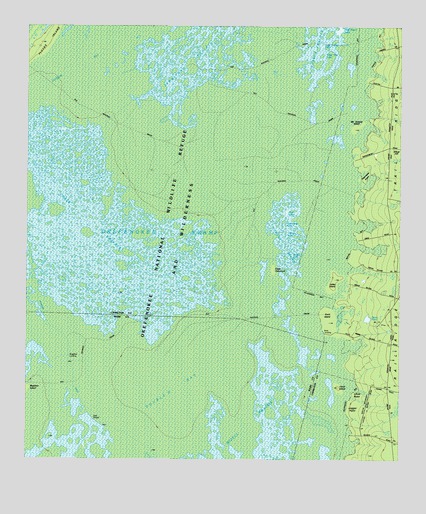 Chase Prairie, GA USGS Topographic Map