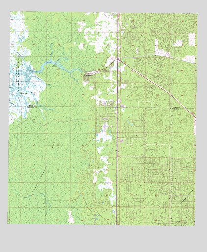 Chassahowitzka, FL USGS Topographic Map