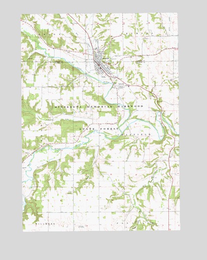 Chatfield, MN USGS Topographic Map