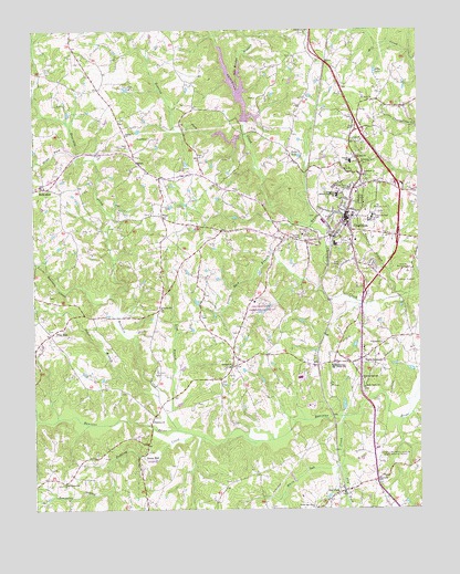 Chatham, VA USGS Topographic Map
