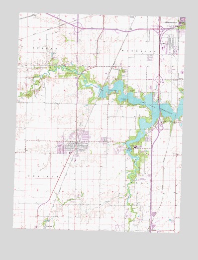 Chatham, IL USGS Topographic Map