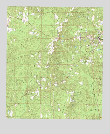 Chatom, AL USGS Topographic Map