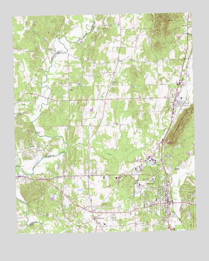 Chatsworth, GA USGS Topographic Map