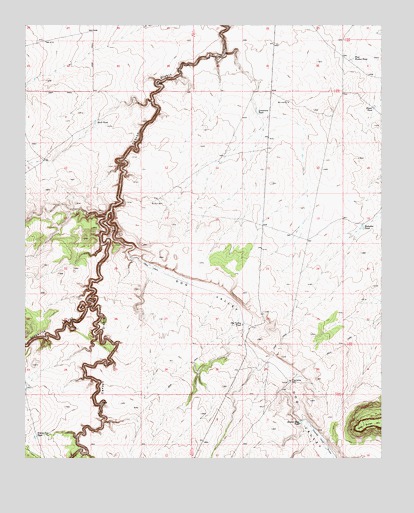 Chavez Mountain NE, AZ USGS Topographic Map