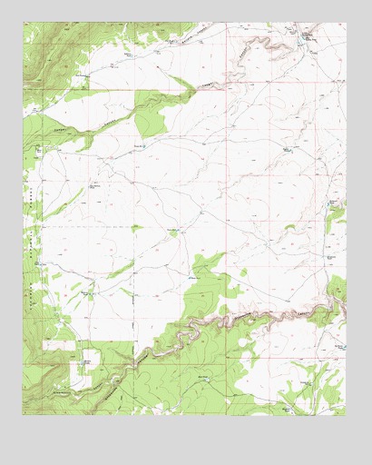 Chavez Mountain NW, AZ USGS Topographic Map