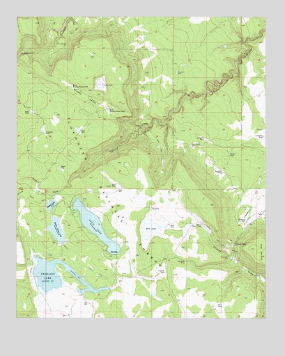 Chavez Mountain West, AZ USGS Topographic Map