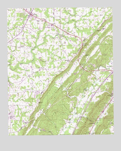 Chavies, AL USGS Topographic Map