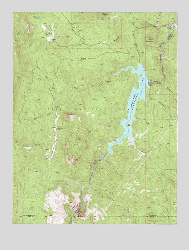 Cheesman Lake, CO USGS Topographic Map