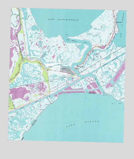 Chef Menteur, LA USGS Topographic Map