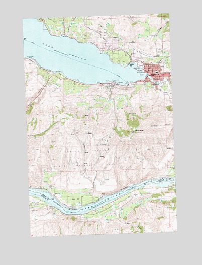 Chelan, WA USGS Topographic Map