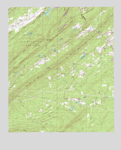 Chelsea, AL USGS Topographic Map