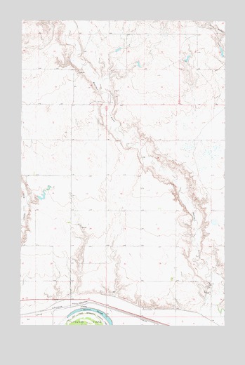 Chelsea, MT USGS Topographic Map