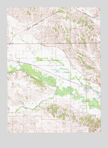 Chelsea, IA USGS Topographic Map