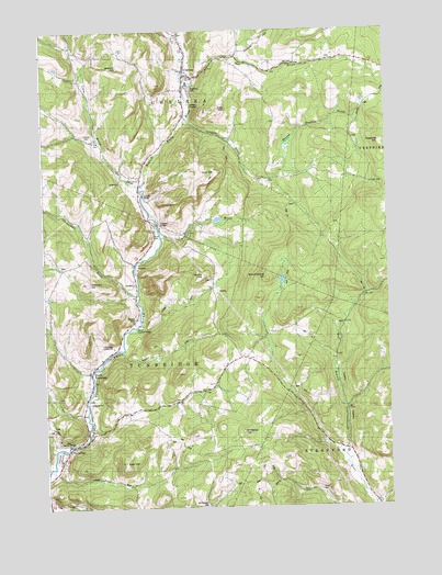 Chelsea, VT USGS Topographic Map