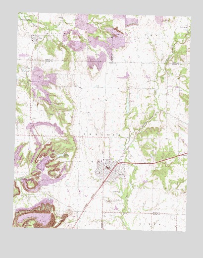 Chelsea, OK USGS Topographic Map