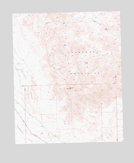 Chemehuevi Peak, CA USGS Topographic Map