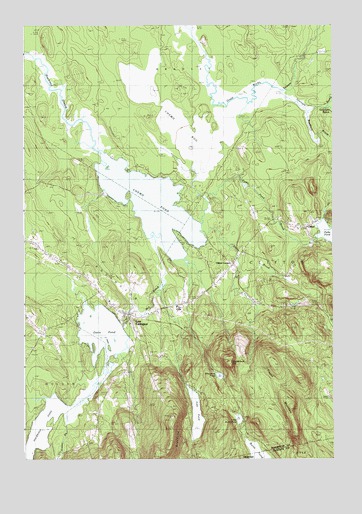Chemo Pond, ME USGS Topographic Map