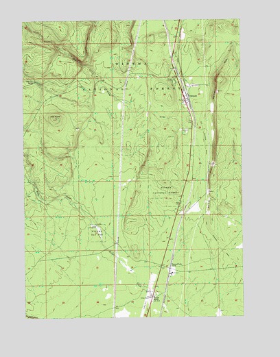 Chemult, OR USGS Topographic Map