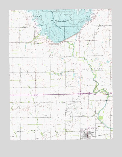 Cheney, KS USGS Topographic Map