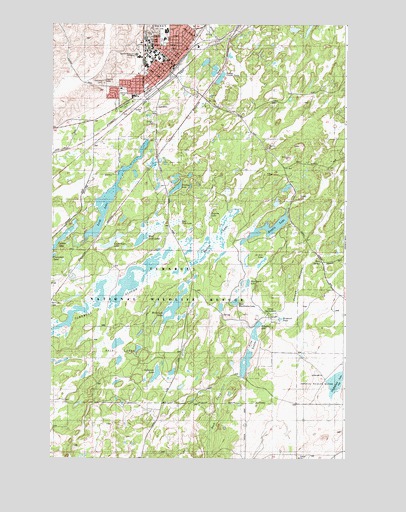 Cheney, WA USGS Topographic Map