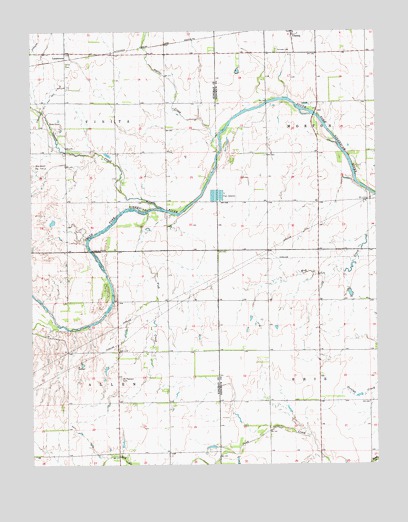 Cheney SE, KS USGS Topographic Map