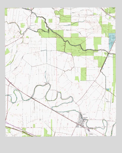 Cheneyville, LA USGS Topographic Map