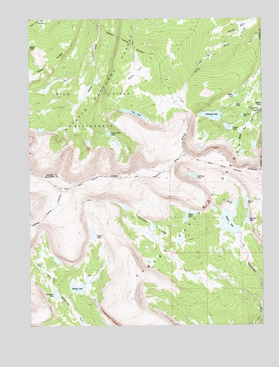Chepeta Lake, UT USGS Topographic Map