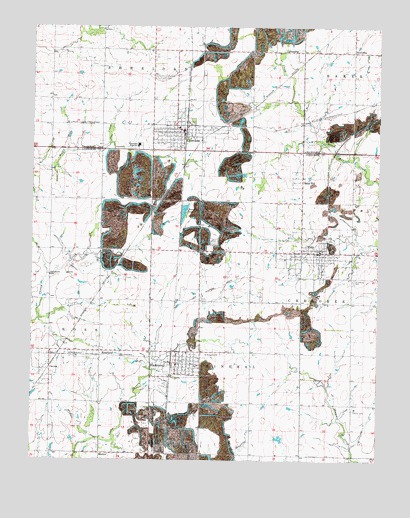 Cherokee, KS USGS Topographic Map