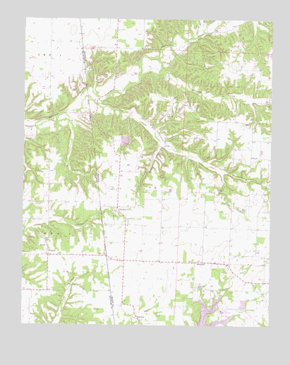 Cherokee City, AR USGS Topographic Map