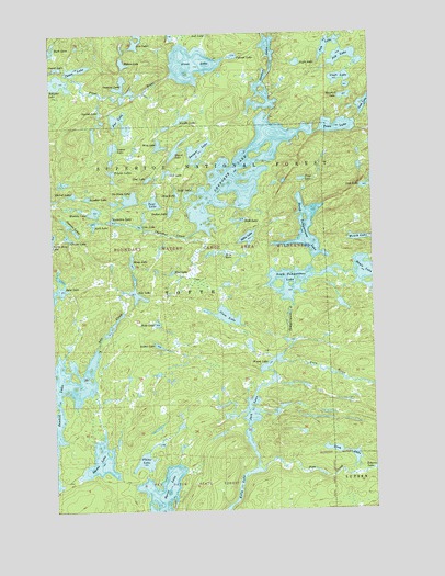 Cherokee Lake, MN USGS Topographic Map