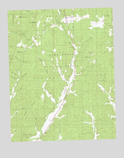 Cherokee Pass, MO USGS Topographic Map